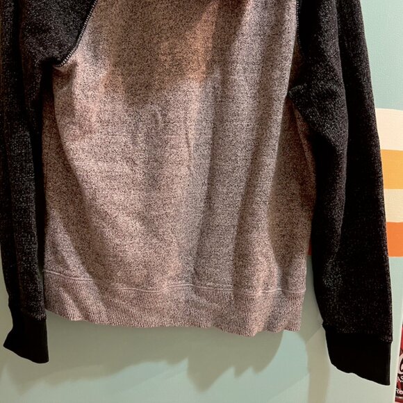 Roots Black & Grey Hoodie Women's Medium - Picture 4 of 7